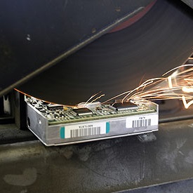 Destroying a Hard Drive